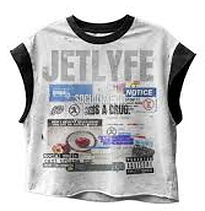 Full graphic print heavyweight tee